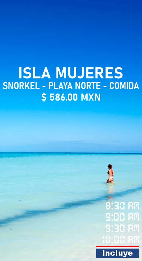 ¿Qué pasa con el tour a Isla Mujeres si llueve?