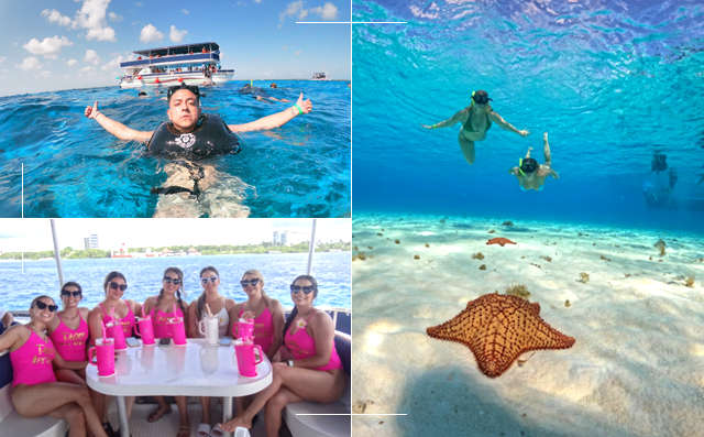 tour barato en Cozumel con snorkel, comida y bebidas 2030