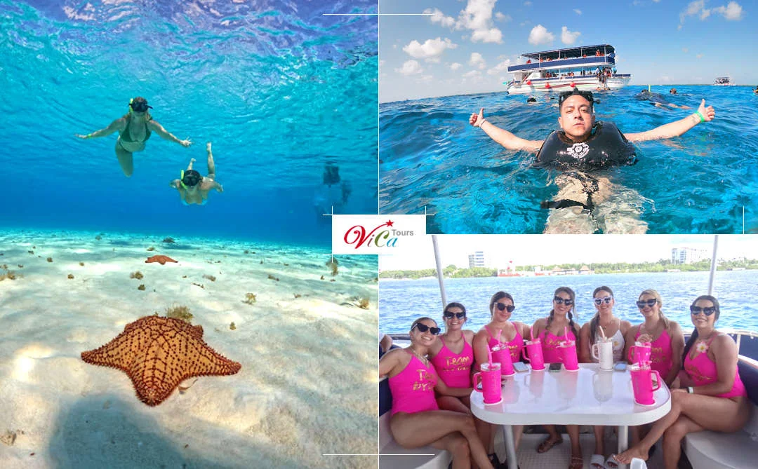tour barato en Cozumel con snorkel, comida y bebidas