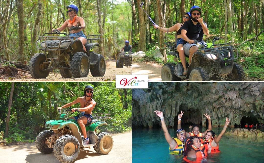 Cuatrimoto ATVS y nado en Cenote desde Playa del Carmen | medio día