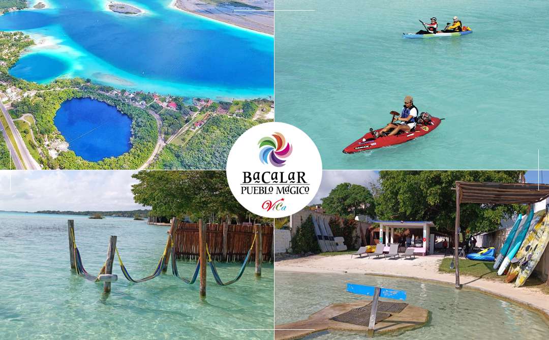 Bacalar, Cenote Azul y Club de Playa Mar&Mol traslado desde Cancún