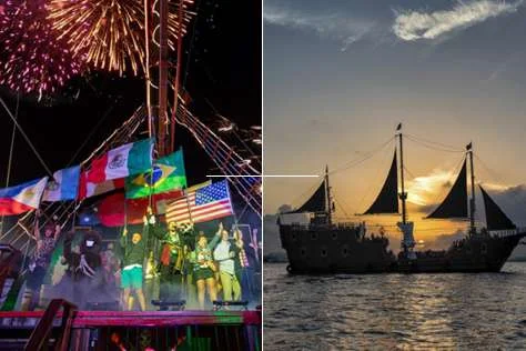 Tour de Noche Barco Pirata en Cancún 2027