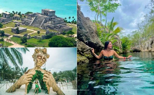 Tour Ruinas de Tulum y 4 Cenotes desde Puerto Morelos 2025