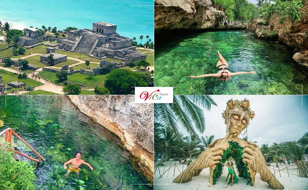 Tour Ruinas de Tulum y 4 Cenotes cdesde la Riviera Maya 2024