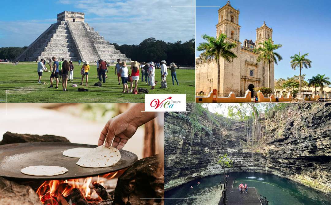 Clásico desde Cancún a Chichen Itzá, Entrada, Comida y Nado en Cenote Incluido | precio Mexicano