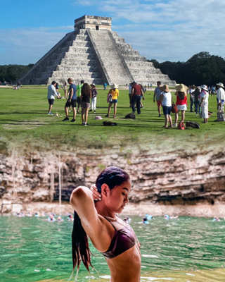 2024 Chichen Itzá desde Cancún Económico con Comida y Cenote