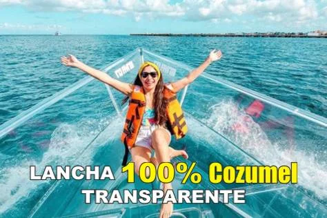 Cleat Boat Cozumel Tour Lancha Transparente Económico 2027