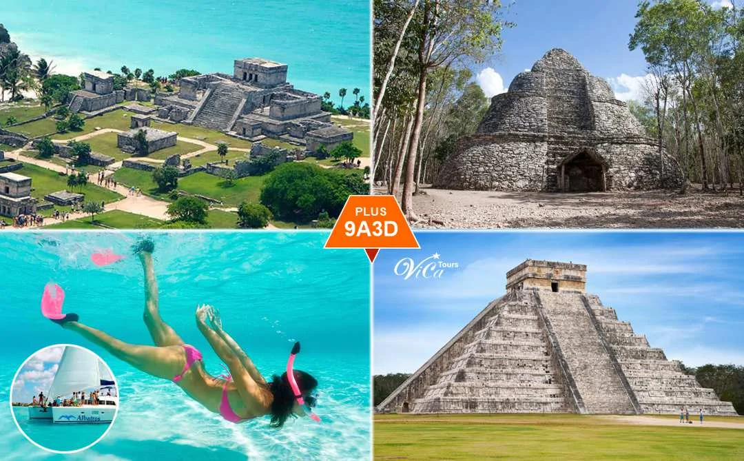 Oferta Paquete Cancún 3 días 3 tours Plus 2024