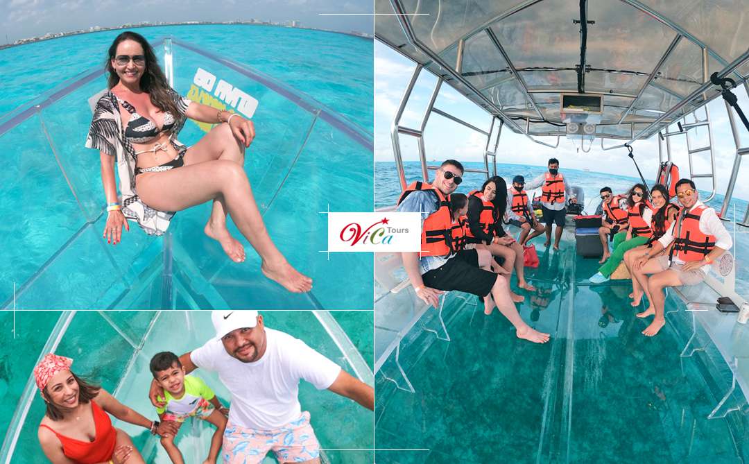 Cancun Lancha Transparente Clear Boat Promoción 2028