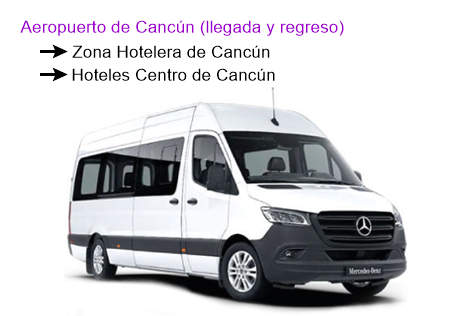 2025 Transporte Barato en Cancún desde el Aeropuerto