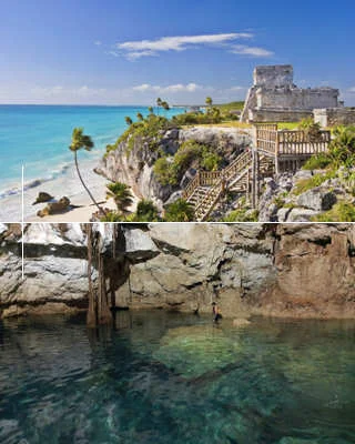 Tour 4x1 incluye Tulum, Muyil, Cenote y Playa del Carmen 2026