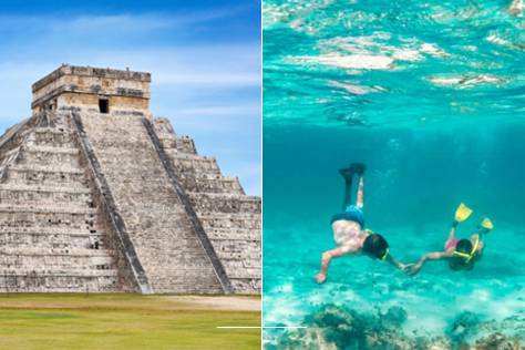 Chichen Itzá, Cenote, Valladolid e Isla Mujeres en Lancha | 2 días
