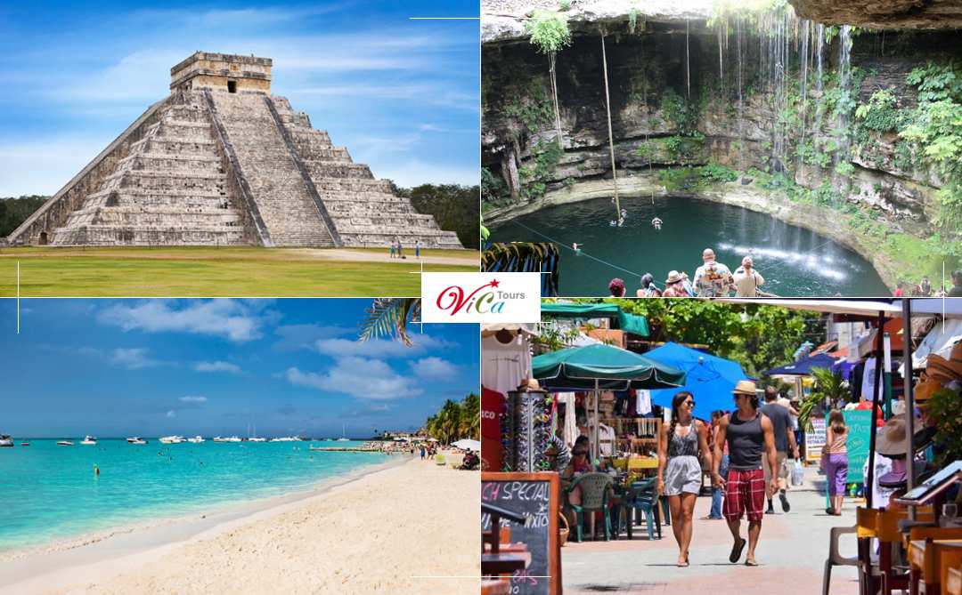 Chichen Itzá, Cenote, Valladolid e Isla Mujeres en Lancha | 2 días