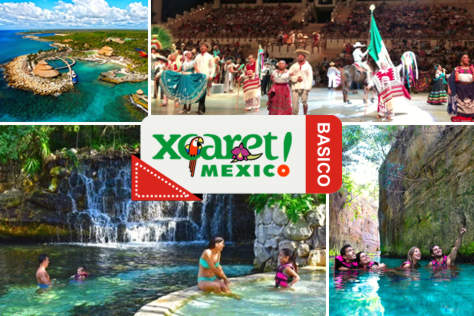 Tour Xcaret Básico (Entrada) con Show de Noche