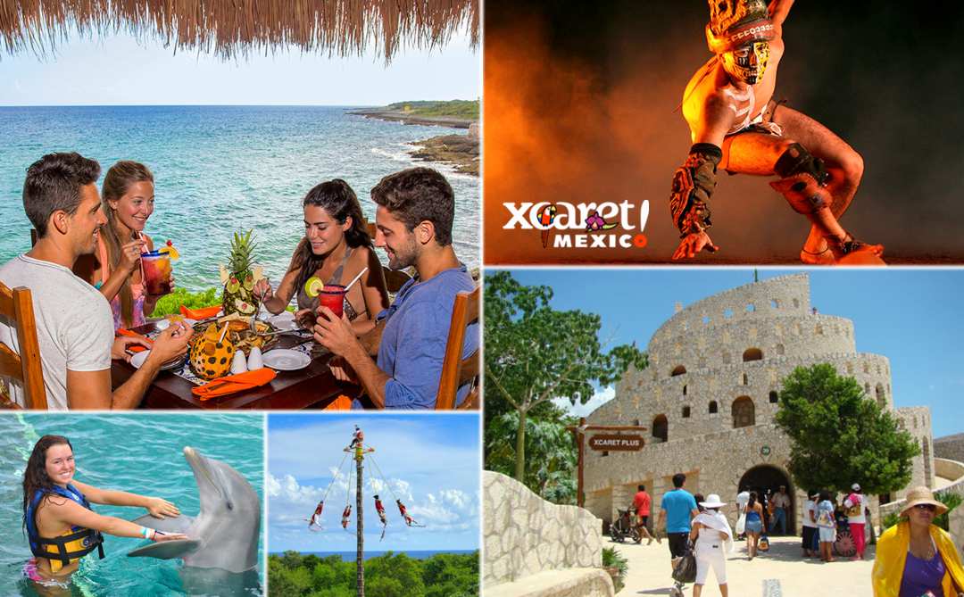Xcaret (1-8 Personas) desde la Zona Hotelera o Centro de Cancún (redondo)