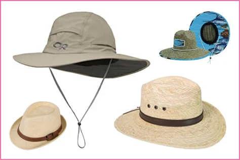 sombrero de playa hombre